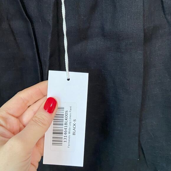 Reformation Black Wide Leg Pants & Jumpsuit - Picture 4 of 4